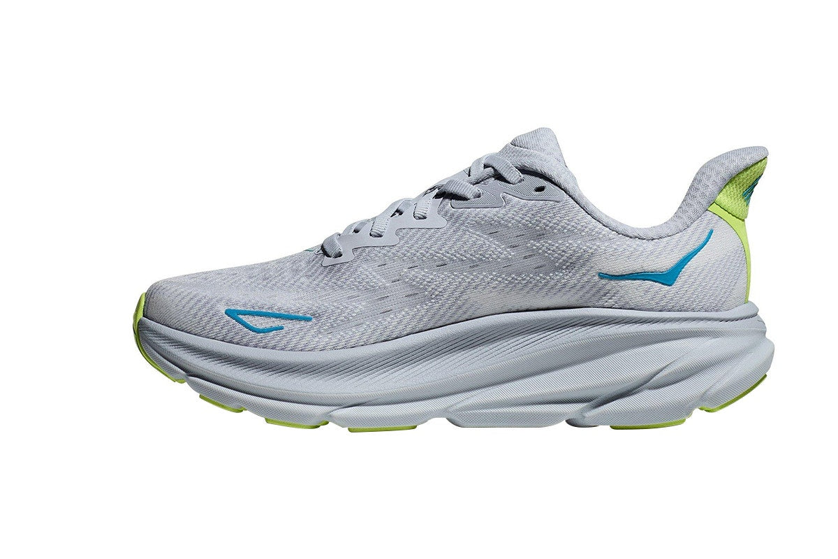 Hoka Women's Clifton 9 Running Shoes (Gull/Sea Ice, Size 9.5 US)