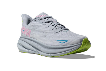 Hoka Women's Clifton 9 Running Shoes (Gull/Sea Ice, Size 9.5 US)