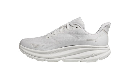 Hoka Women's Clifton 9 Running Shoes (White/White, Size 9.5 US)