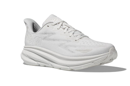 Hoka Women's Clifton 9 Running Shoes (White/White, Size 9.5 US)