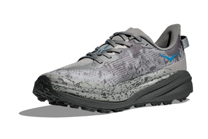 Hoka Men's Speedgoat 6 Trail Running Shoes (Galactic Grey/Hoka Blue, Size 9.5 US)