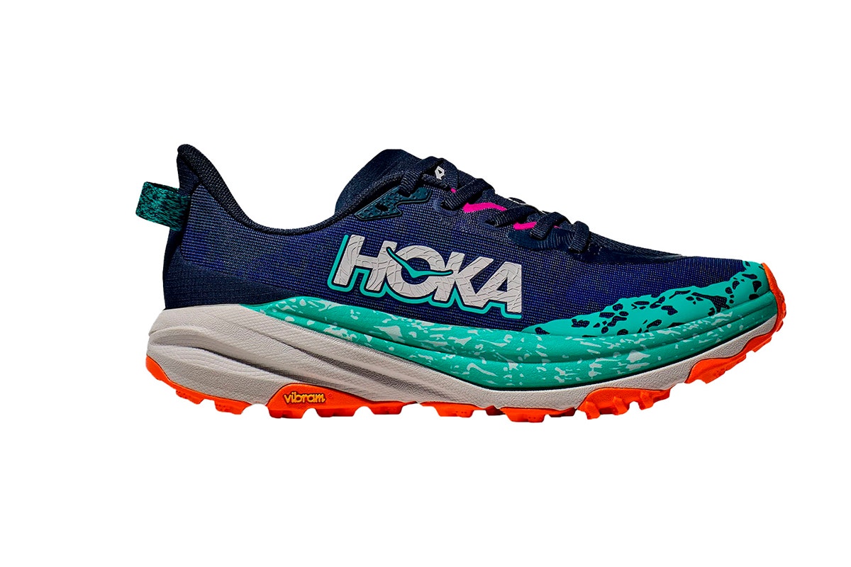 Hoka Women's Speedgoat 6 Trail Shoes (Varsity Navy/Meteor, Size 9.5 US)