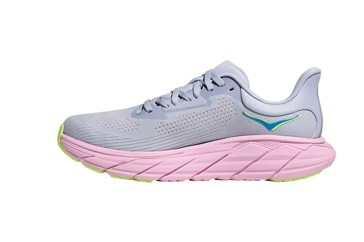 Hoka Women's Arahi 7 Running Shoes (Gull/Pink Twilight, Size 9.5 US)