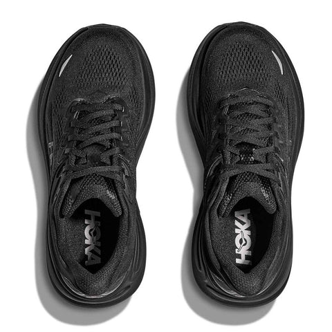 Hoka Men's Bondi 9 Running Shoes (Black/Black, Size 9.5 US) - Auzzistore