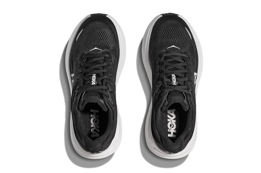 Hoka Men's Bondi 9 Running Shoes (Black/White, Size 9.5 US)