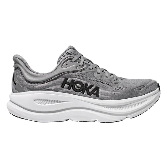 Hoka Men's Bondi 9 Running Shoes (Galactic Grey/Stellar Grey, Size 9.5 US)