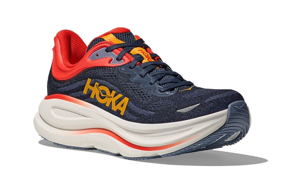 Hoka Men's Bondi 9 Running Shoes (Varsity Navy/Nautical Blue, Size 12 US)