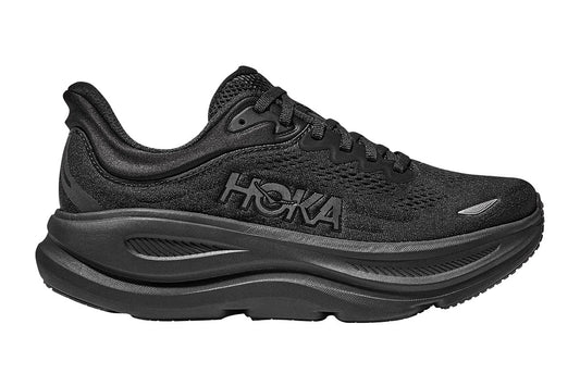 Hoka Women's Bondi 9 Running Shoes (Black/Black, Size 9.5 US)