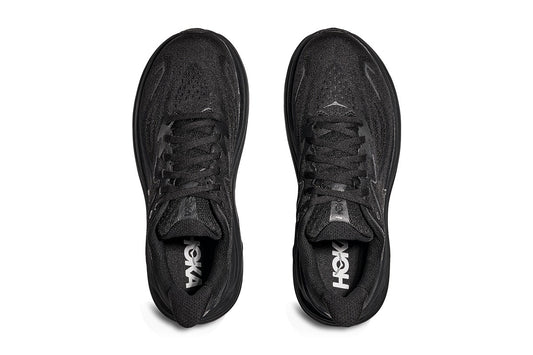 Hoka Men's Clifton 10 Running Shoes (Black/Black, Size 9.5 US)