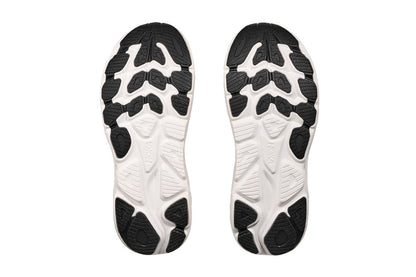 Hoka Men's Clifton 10 Running Shoes (Black/White, Size 12 US)