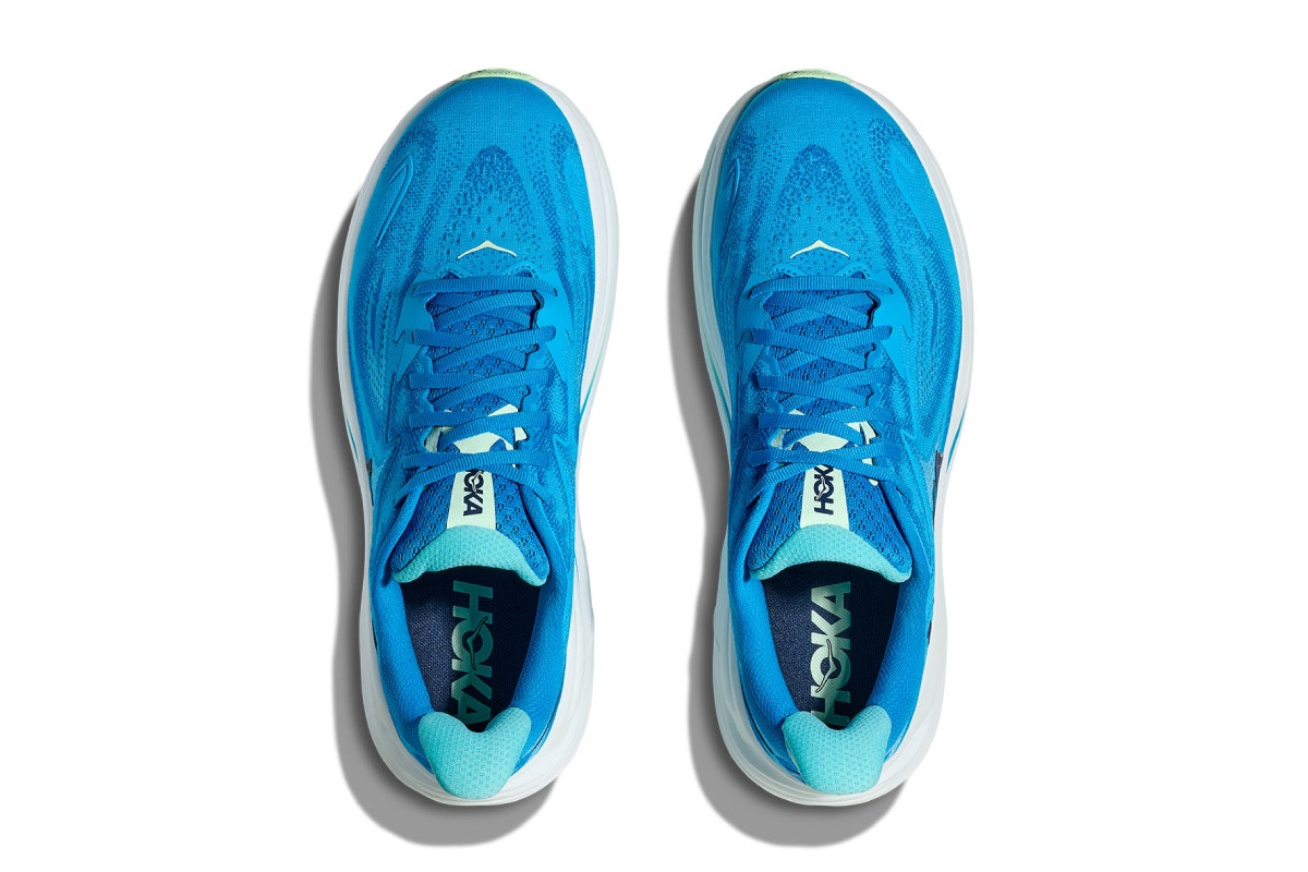 Hoka Men's Clifton 10 Running Shoes (Hoka Blue/Skyward Blue, Size 12 US)