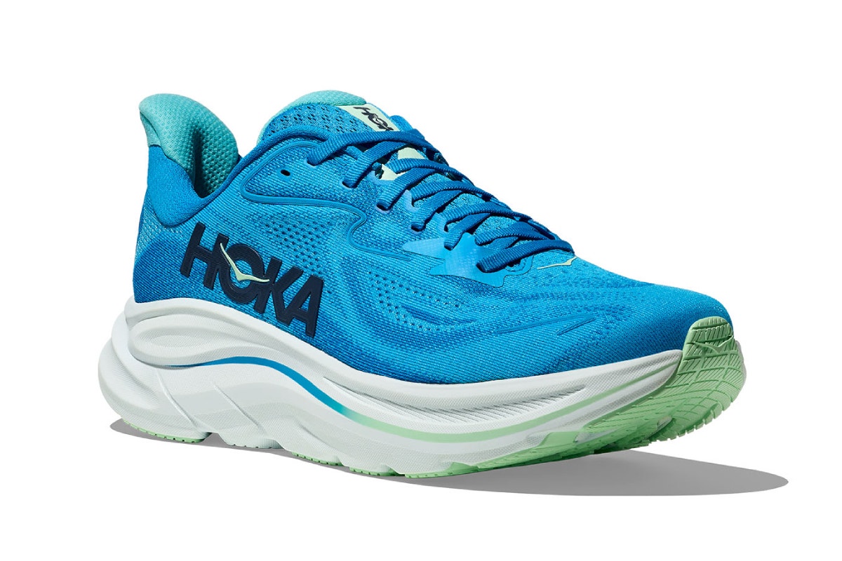 Hoka Men's Clifton 10 Running Shoes (Hoka Blue/Skyward Blue, Size 12 US)