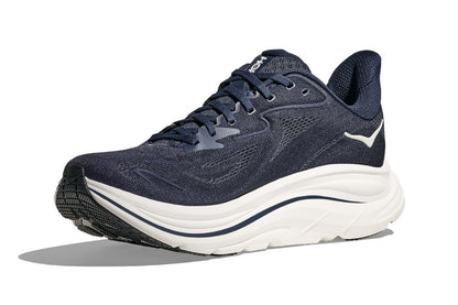 Hoka Men's Clifton 10 Running Shoes (Navy/White, Size 12 US)