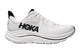Hoka Men's Clifton 10 Running Shoes (White/Black, Size 12 US)