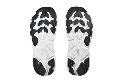 Hoka Men's Clifton 10 Running Shoes (White/Black, Size 12 US)