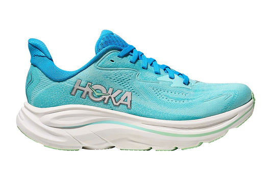 Hoka Women's Clifton 10 Running Shoes (Skyward Blue/Cielo Blue, Size 10 US)