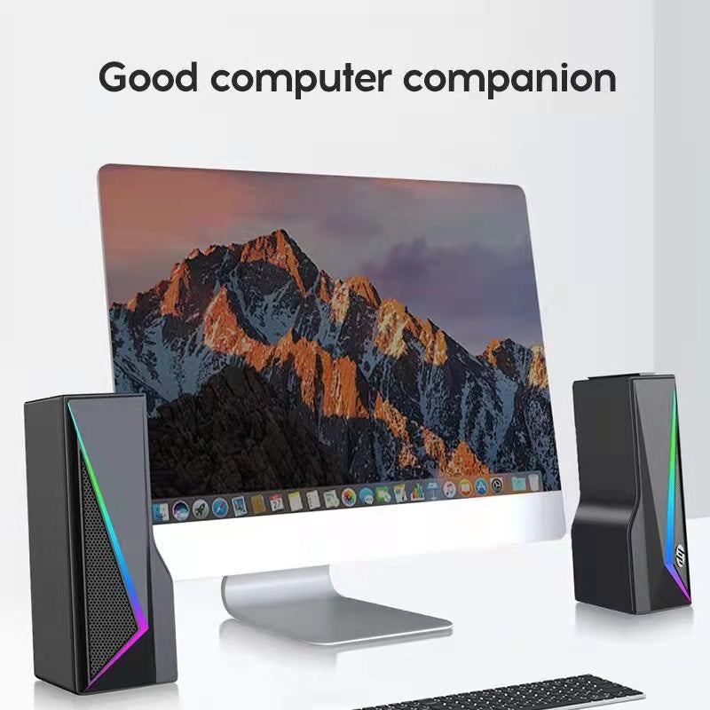 HP DHE-6005 Wired RGB Gaming Surround Soundbar Stereo Speaker | Auzzi Store