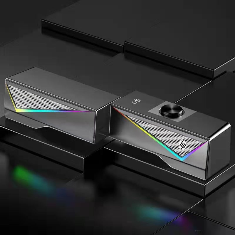 HP DHE-6005 Wired RGB Gaming Surround Soundbar Stereo Speaker | Auzzi Store