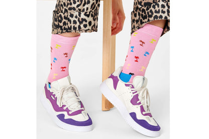 Happy Socks Palm Tree Socks 6 Pack (Pink, Size 36-40)