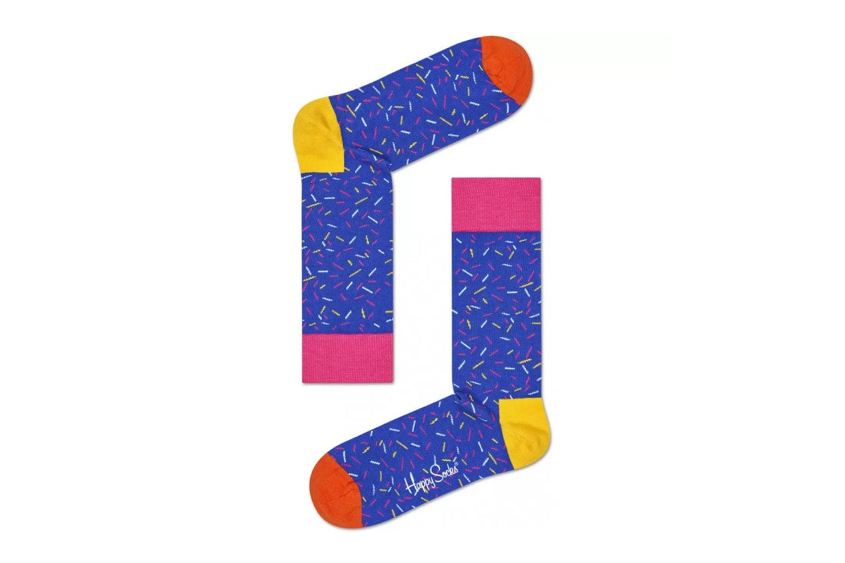 Happy Socks Happy Birthday Gift Box 3 Pack (Multi, Size 36-40)