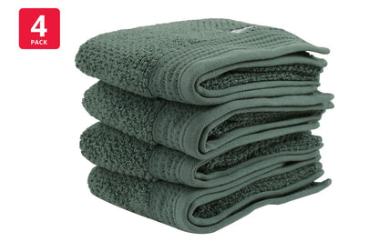 Onkaparinga Set of 4 550GSM Avalon Hand Towels (Fir Green)