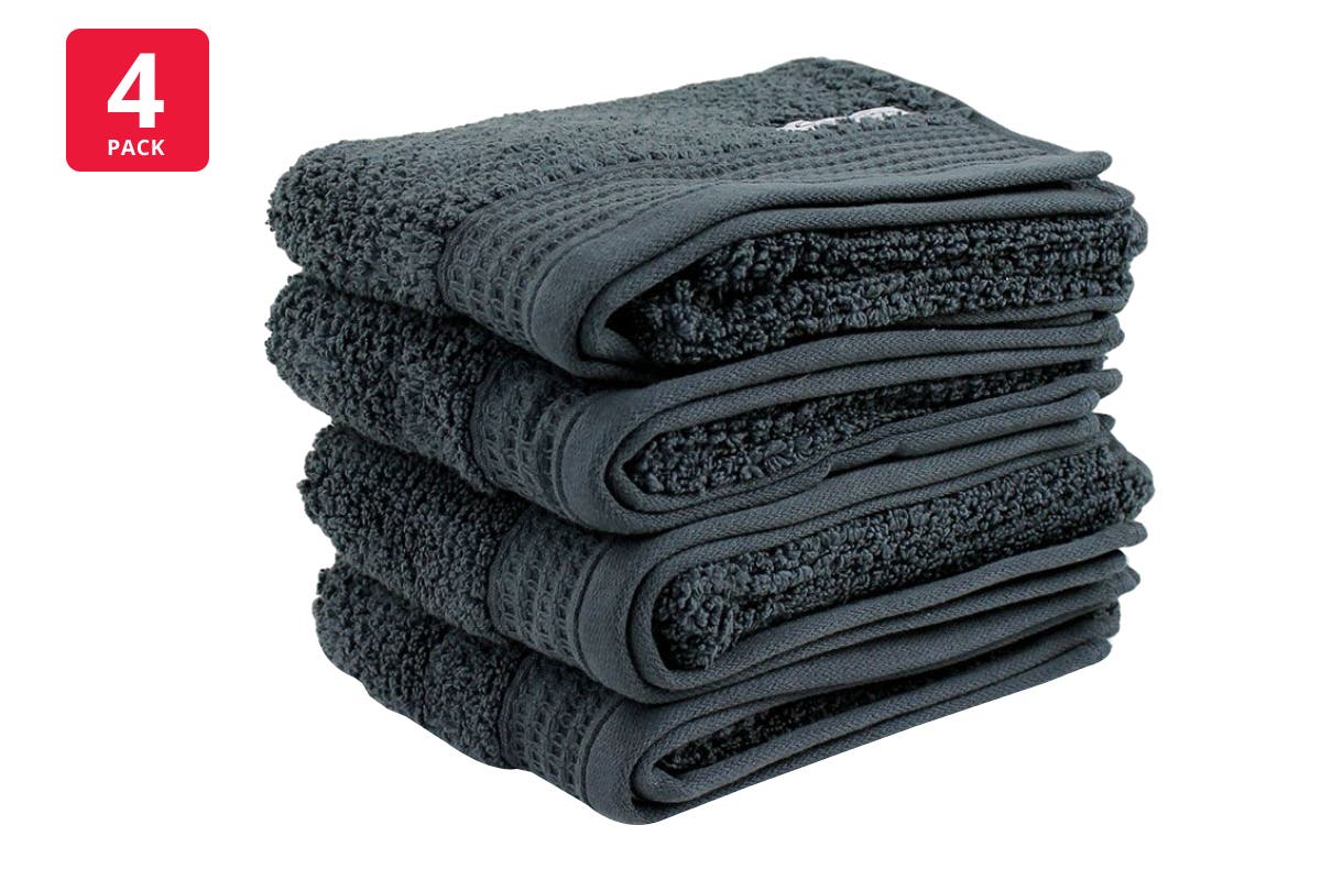 Onkaparinga Set of 4 550GSM Avalon Hand Towels (Midnight)