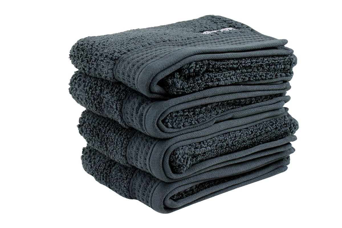 Onkaparinga Set of 4 550GSM Avalon Hand Towels (Midnight)