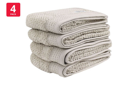 Onkaparinga Set of 4 550GSM Avalon Hand Towels (Soft Sand)