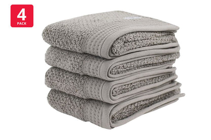 Onkaparinga Set of 4 550GSM Avalon Hand Towels (Warm Silver)