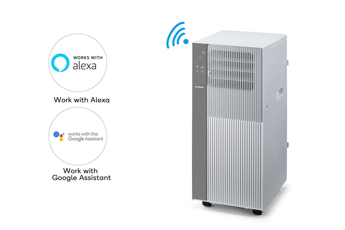 Hyundai 3.8kW Smart Reverse Cycle Portable Air Conditioner (13,000 BTU)