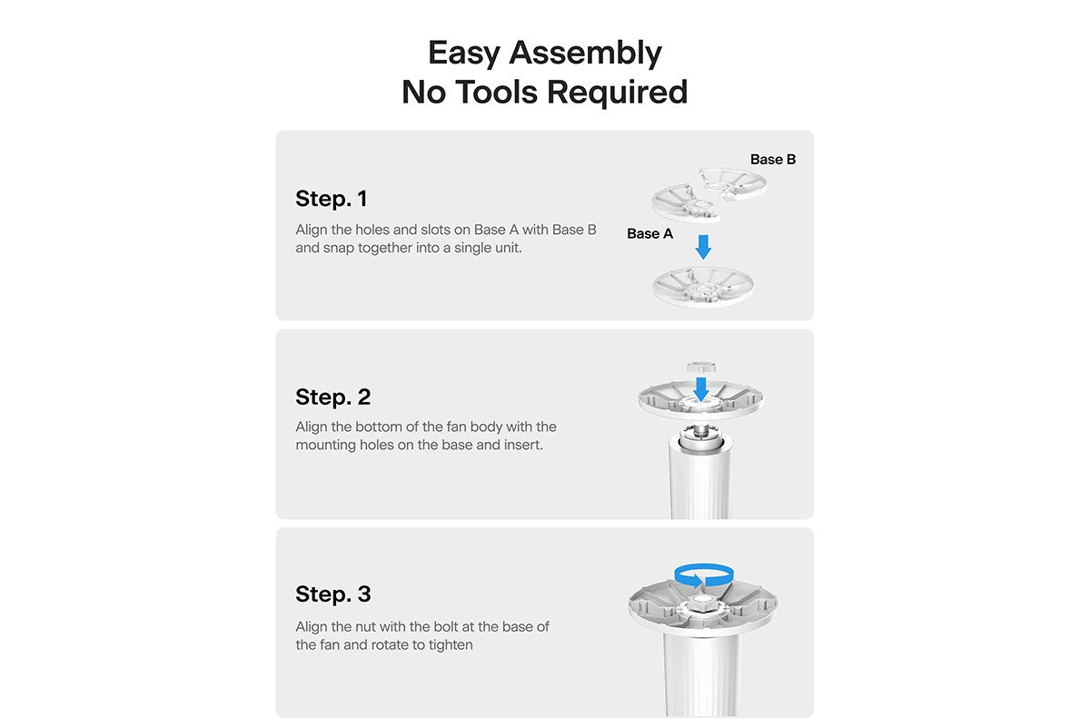 Hyundai 76cm Oscillating Tower Fan