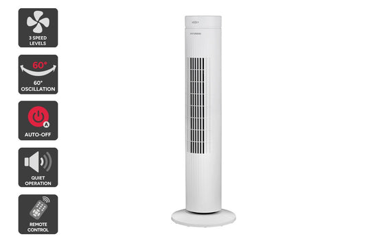 Hyundai 76cm Oscillating Tower Fan