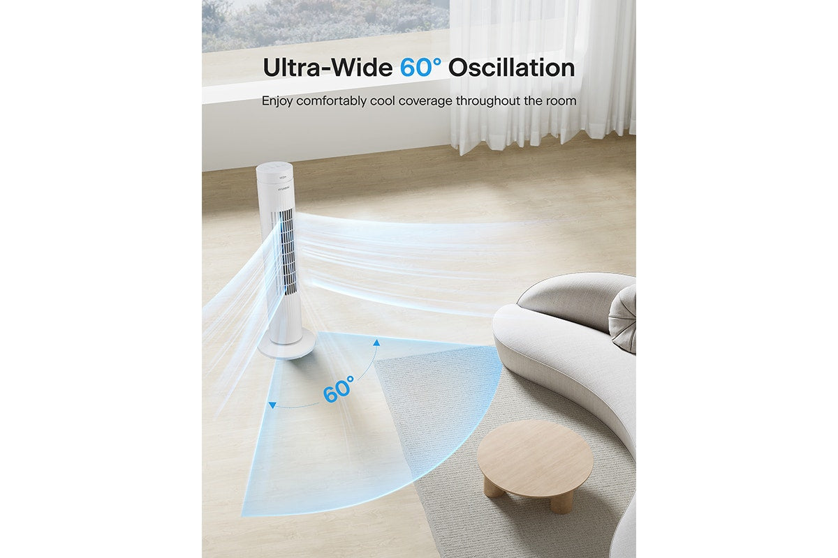Hyundai 76cm Oscillating Tower Fan