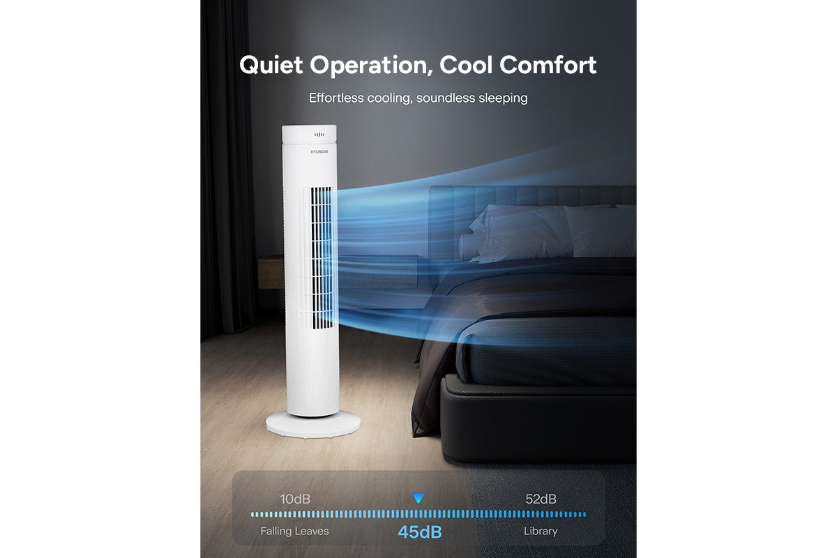 Hyundai 76cm Oscillating Tower Fan