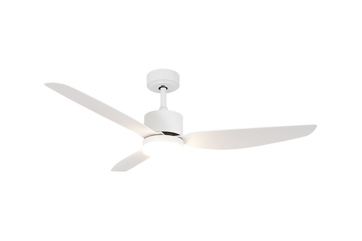Hyundai 132cm DC Motor Ceiling Fan with LED Light (White)