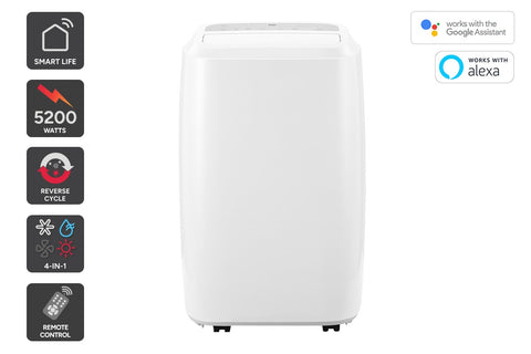 Hyundai 5.2kW Smart Reverse Cycle Portable Air Conditioner (18,000 BTU) - Auzzistore