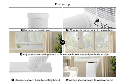 Hyundai 5.2kW Smart Reverse Cycle Portable Air Conditioner (18,000 BTU)