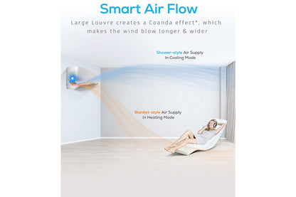 Hyundai 7.2kW Inverter Smart Split System Air Conditioner (Reverse Cycle)