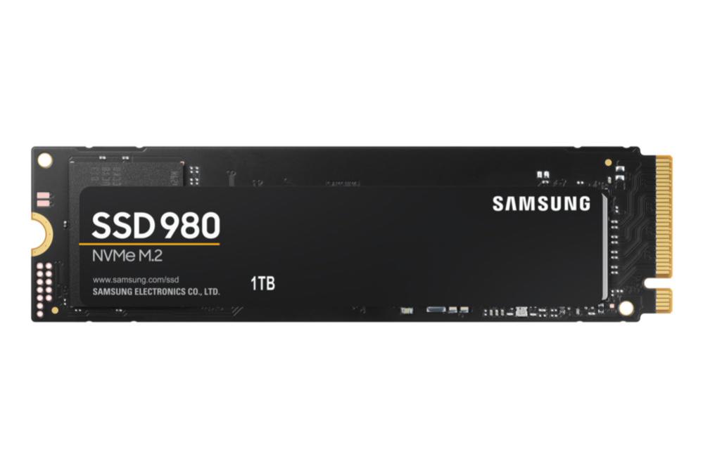 Samsung 980 1TB, V-NAND, M.2 (2280), NVMe, R/W(Max) 3,500MB/s/3,000MB/s, 500K/480K IOPS, 600TBW