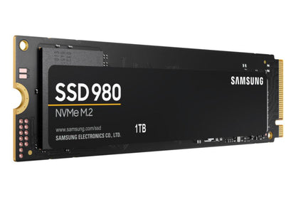 Samsung 980 1TB, V-NAND, M.2 (2280), NVMe, R/W(Max) 3,500MB/s/3,000MB/s, 500K/480K IOPS, 600TBW