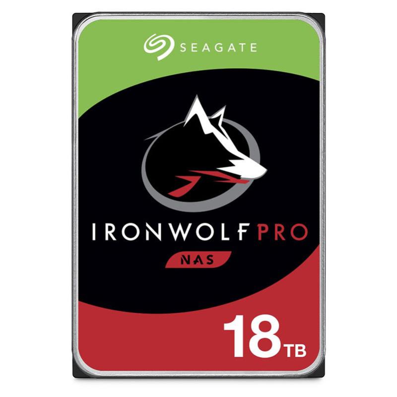 Seagate IronWolf Pro NAS 18TB ST18000NT001 3.5" Internal SATA 6Gb/s, 1.2M hours MTBF