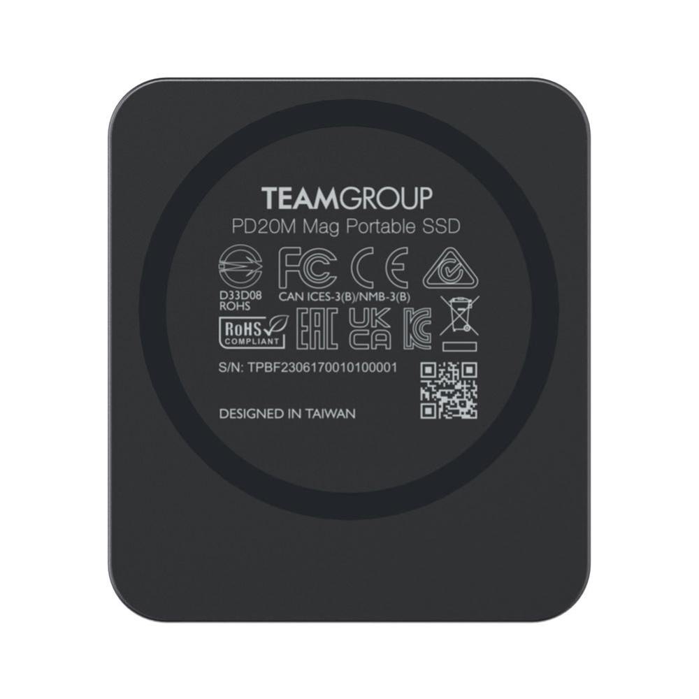 TeamGroup PD20M Mag Portable SSD Titanium Gray 1TB