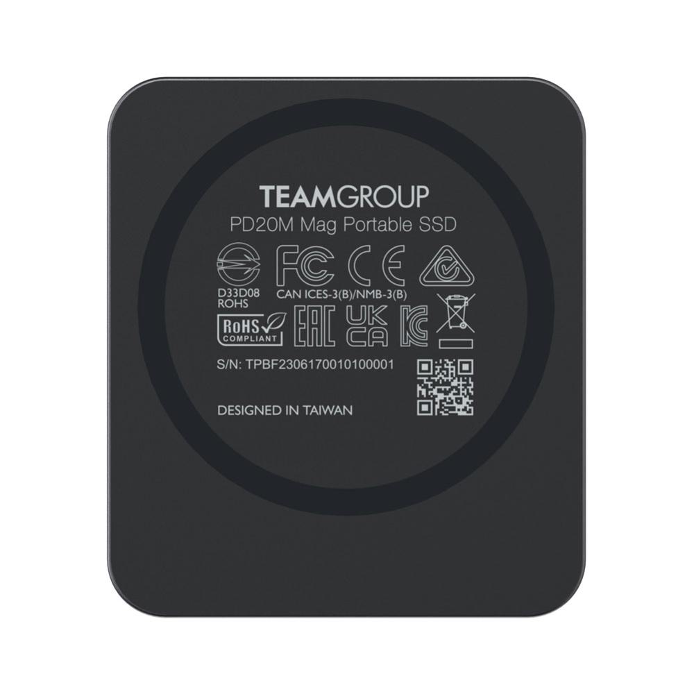 TeamGroup PD20M Mag Portable SSD Titanium Gray 2TB