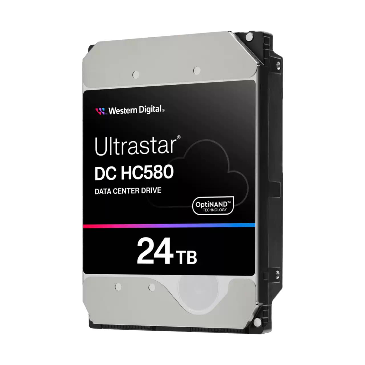 WD 24TB Ultrastar DC HC580 Enterprise 3.5" Hard Drive, SATA, 7200RPM, 512MB Cache, CMR