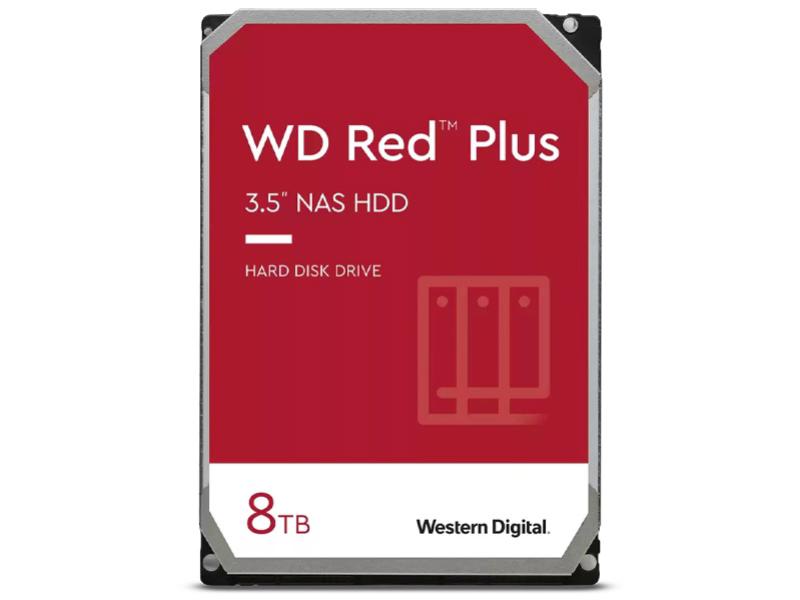 WD Red NAS Hard Drive, 8TB, SATA III 6 Gb/s,5400-RPM, 3.5in, 128MB Cache