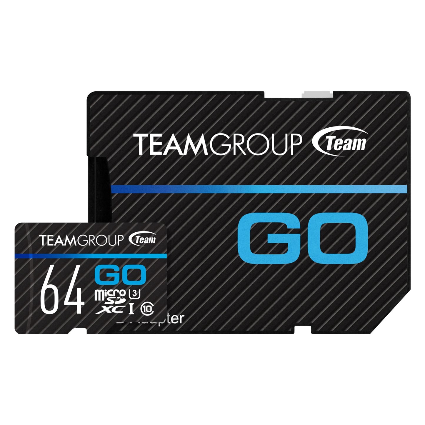 Team Group Go 4K MicroSDXC Memory Card 64GB, R/W (Max) 100MB/s 50MB/s