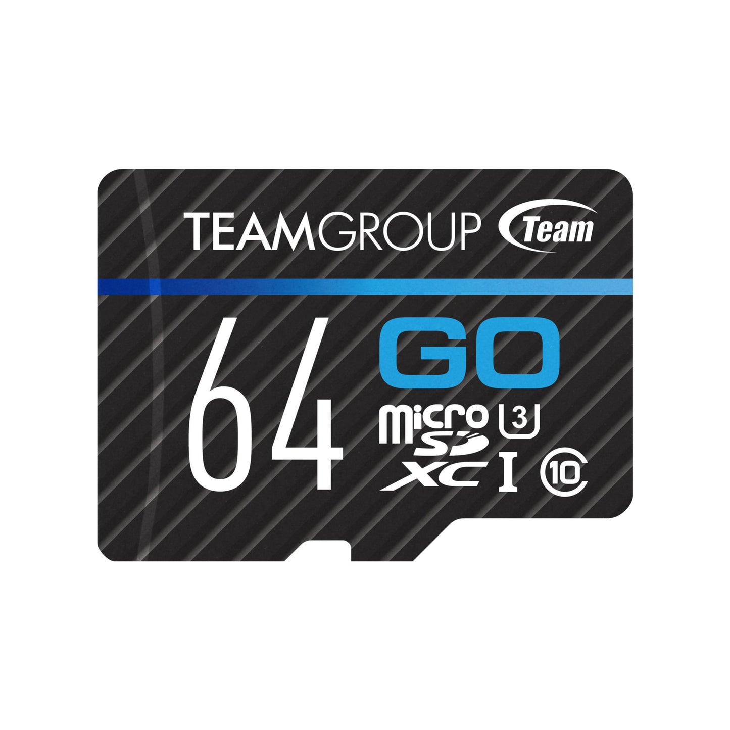 Team Group Go 4K MicroSDXC Memory Card 64GB, R/W (Max) 100MB/s 50MB/s