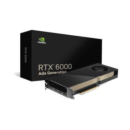 NVIDIA RTX 6000 Ada, 48GB, GDDR6 384-bit, 960 GB/s, PCIe Gen4 x16 , Dual Slot, 300W, Ada Lovelace