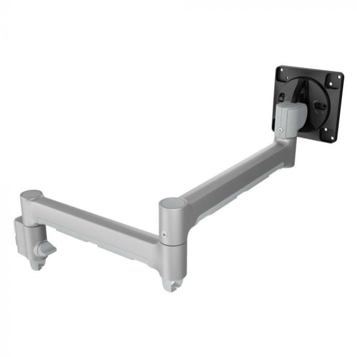 Atdec AWM-A71T Long Swing Monitor Arm, Adjustable Tilt and Pan, Silver