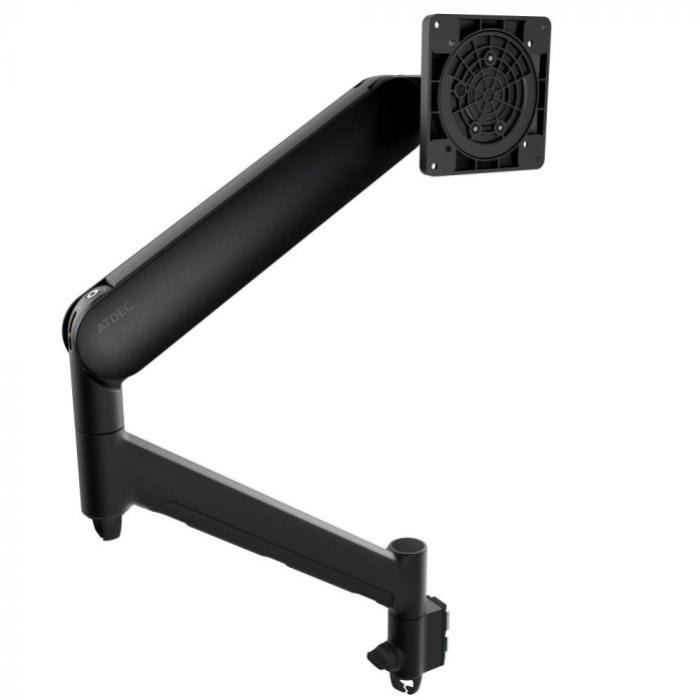 Atdec AWM-ADC Dynamic Monitor Arm with Clamp / 8kg (17.6lb) Flat and Curved Screen, Black